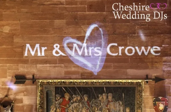 Peckforton Castle Wedding Projection